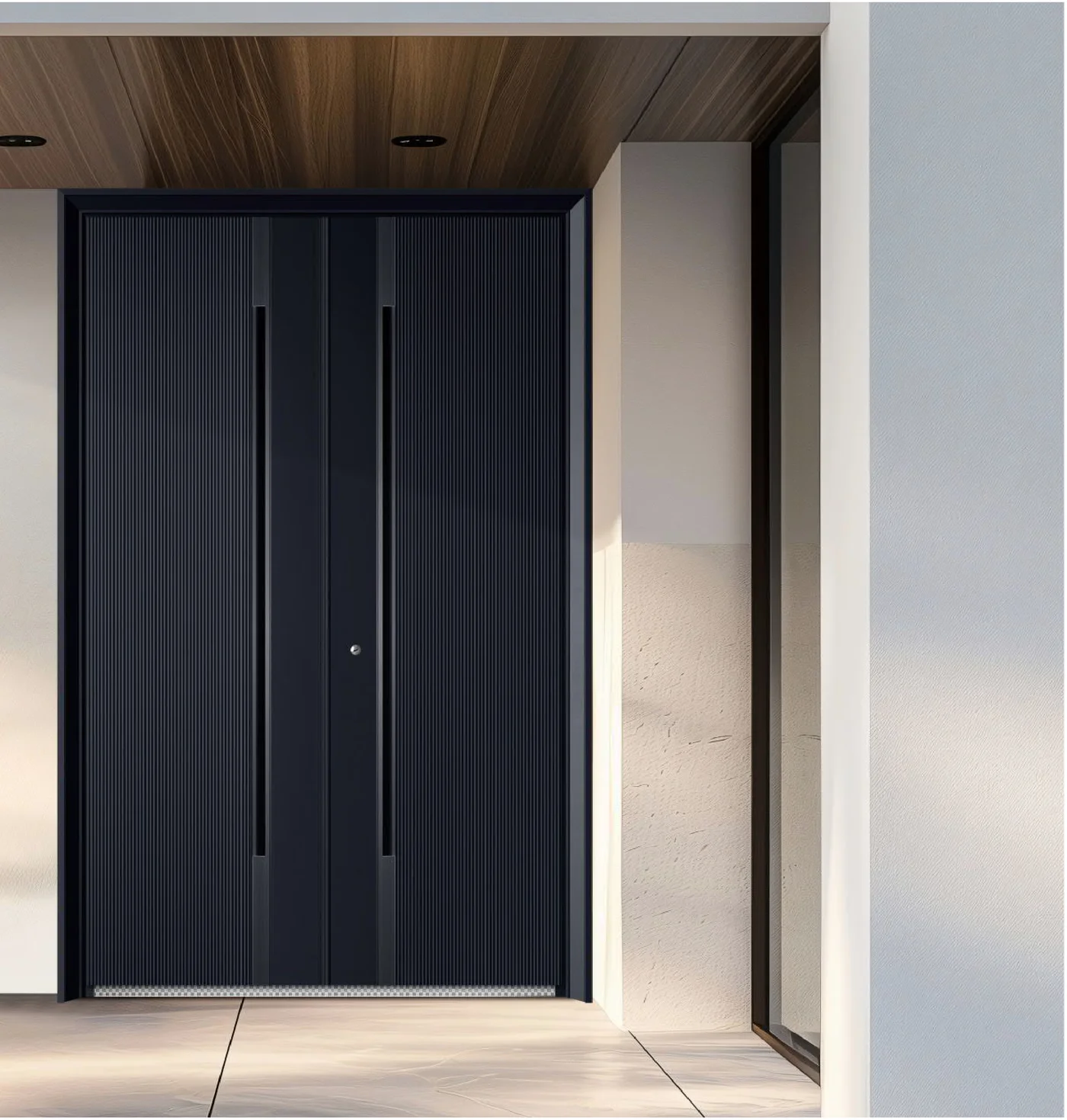 RH-D-6018 carved entrance door